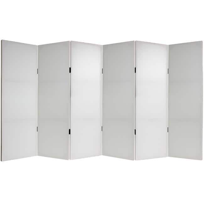 Handmade Canvas Do It Yourself 4-foot 3-panel Room Divider (China)