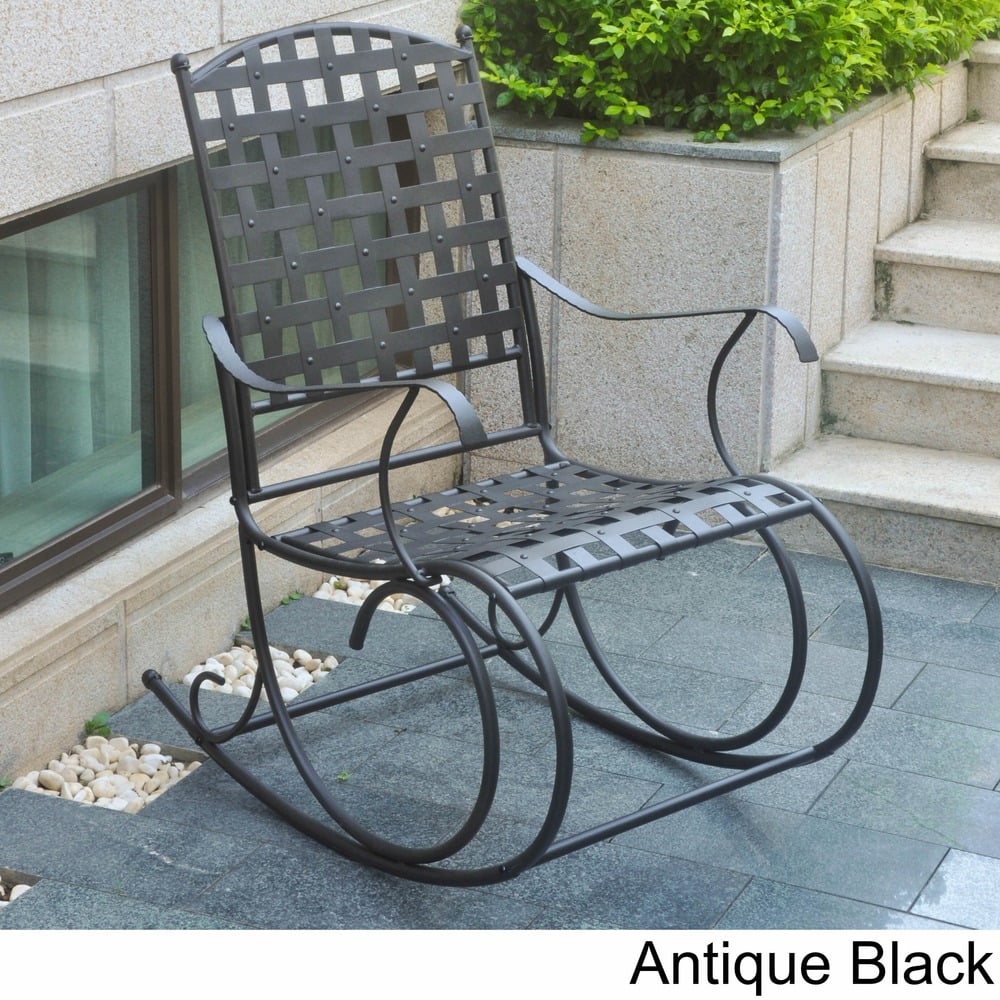 International Caravan Sante Fe Nailhead Rocker