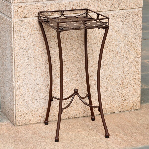 Shop International Caravan Santa Fe Iron Plant Stand On Sale Free