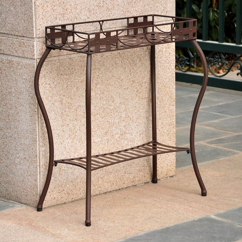 International Caravan Sante Fe Rectangular Plant Stand