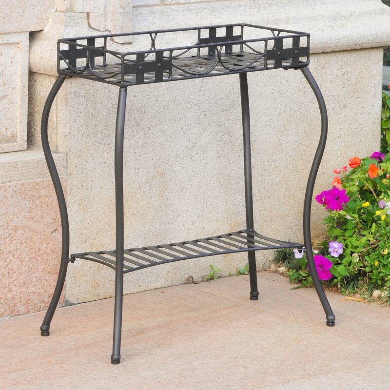 International Caravan Sante Fe Rectangular Plant Stand