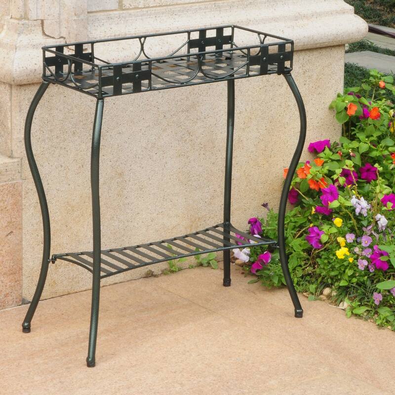 International Caravan Sante Fe Rectangular Plant Stand