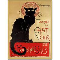 Theophile Alexandre Steinlen Tournee Du Chat Noir Framed Art Theophile A Steinlenl Tournee Du Chat Noir Canvas Poster