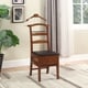 preview thumbnail 1 of 3, Executive Light Walnut Valet Chair