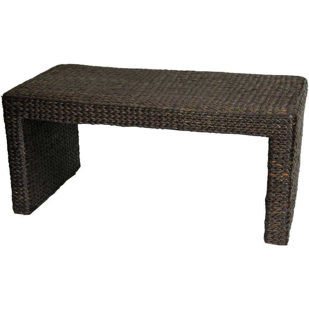 Handmade Rush Grass Coffee Table (China)