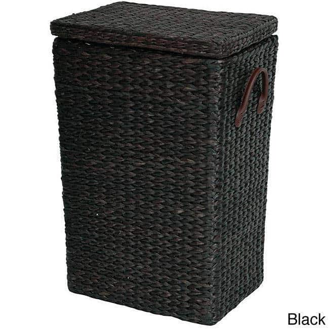 Handmade Rush Grass Laundry Basket (China)