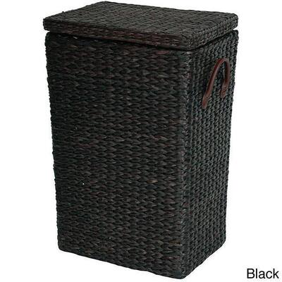 Handmade Rush Grass Laundry Basket (China)