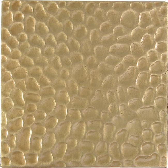 Shop Hammered Antique Brass 4-inch Accent Tiles (Set of 4) - Free ...