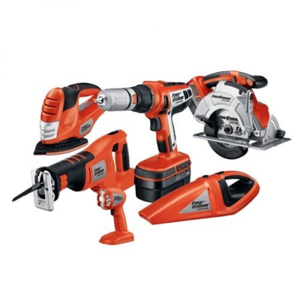 Black Decker Firestorm 18 Volt 6 Tool Cordless Combo Kit