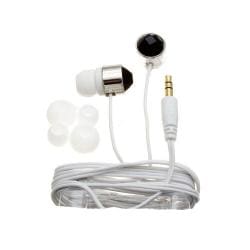 Nemo Digital NF35437-CBK Black/ White Crystal Stud Earbud Headphones. Opens flyout.