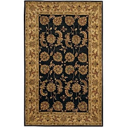 Hand Tufted Mandara Black Wool Oriental Rug (7'9" x 10'6") Mandara 7x9   10x14 Rugs