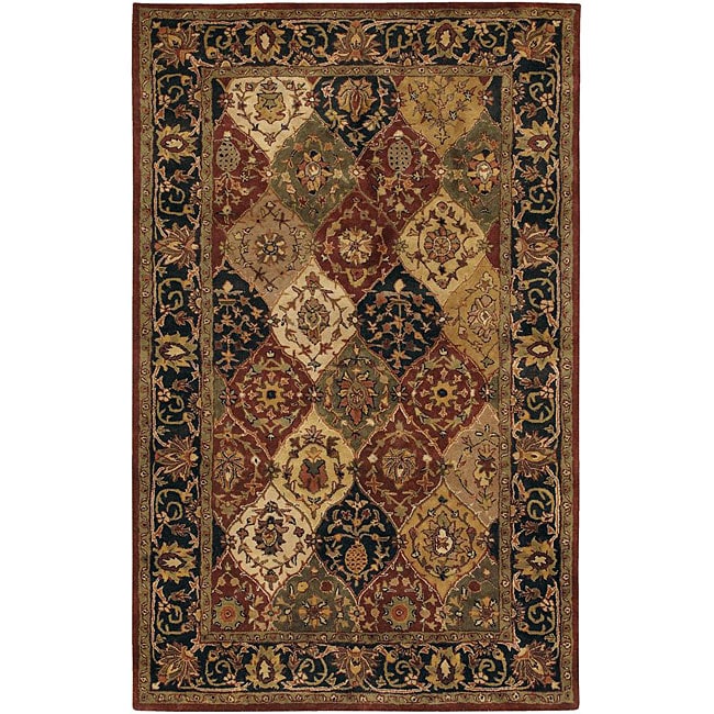 Hand tufted Mandara Multicolor New Zealand Wool Rug (79 X 106)