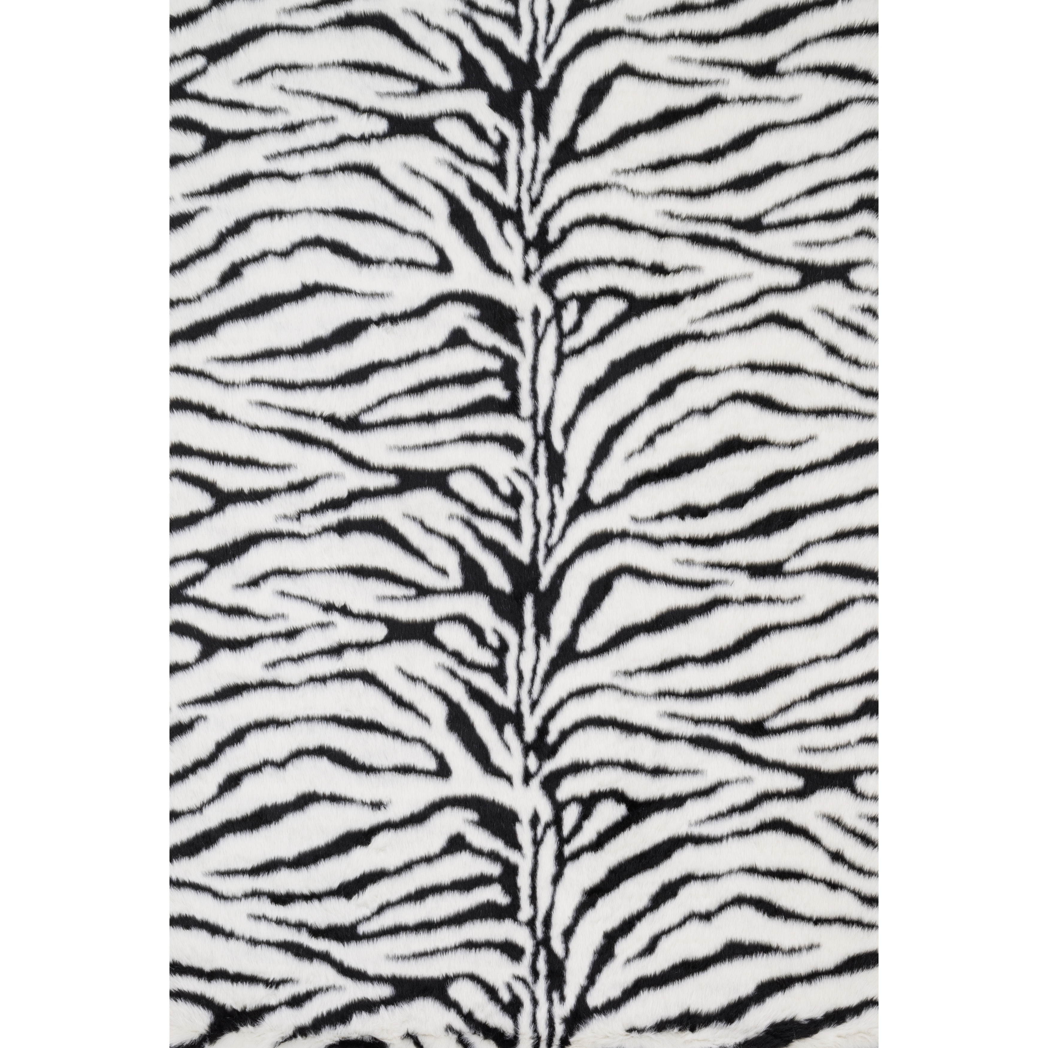 Jungle Zebra Print Rug (2 X 3)