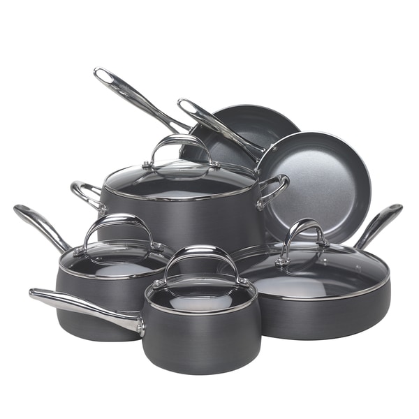 EarthPan 10 piece Hard Anodized Cookware Set   12945400  