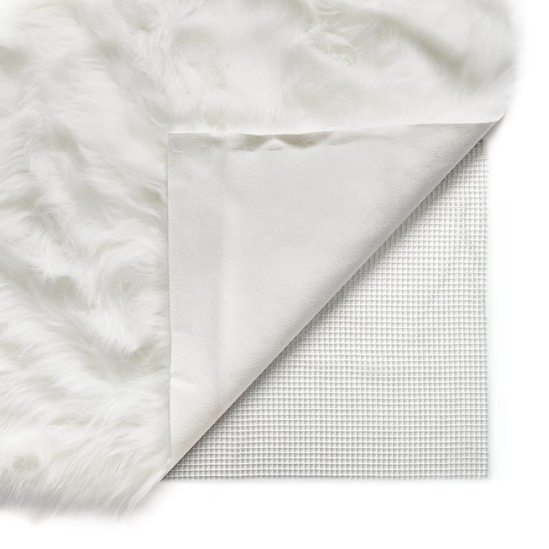 Strick & Bolton Newport Faux Sheepskin Shag Area Rug