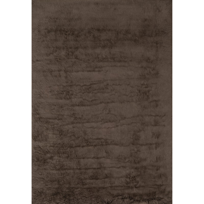 Strick & Bolton Newport Faux Sheepskin Shag Area Rug