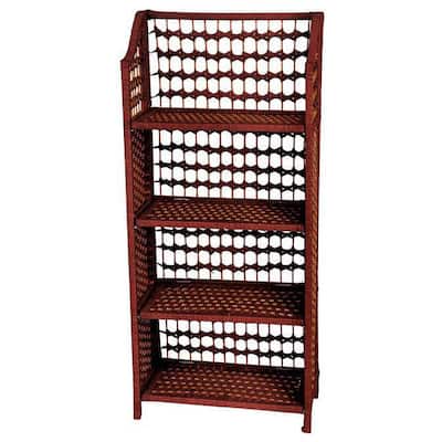 Handmade Natural Fiber 43-inch Shelving Unit (China)