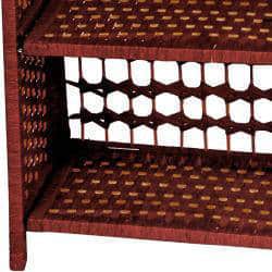 Handmade Natural Fiber 43-inch Shelving Unit (China)