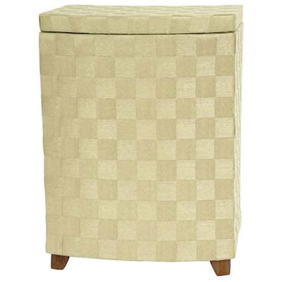 Handmade Natural Fiber 27-inch Laundry Hamper (China)