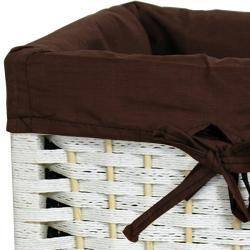Handmade Natural Fiber 28-inch Laundry Hamper (China)