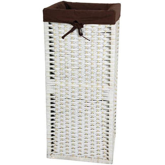 Handmade Natural Fiber 28-inch Laundry Hamper (China)