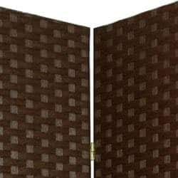 Handmade Woven Fiber 7-foot Room Divider (China)