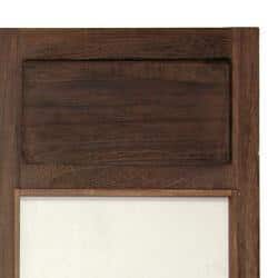 Handmade Wood/ Fabric Solid Frame 5.5' Room Divider