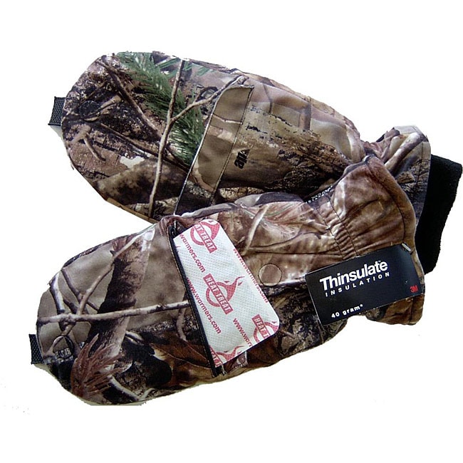 Realtree All purpose Hybrid Thinsulate Gloves/ Mittens W/ Hand Warmers