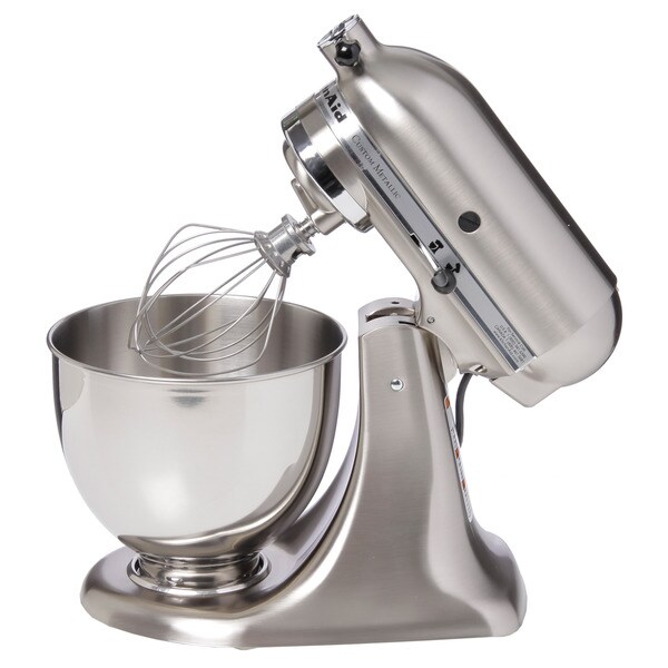 KitchenAid KSM152PSNK Brushed Nickel 5-quart Custom Metallic Tilt