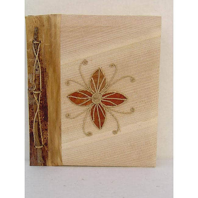Handmade Banana Bark Flower Photo Album (Indonesia)