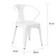 preview thumbnail 16 of 14, White Tabouret Stacking Chairs (Set of 4)