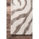 preview thumbnail 2 of 5, nuLOOM New Zealand Wool and Viscose Silk Zebra Area Rug