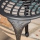 preview thumbnail 7 of 11, Charleston Aluminum Copper Bistro Set by Christopher Knight Home