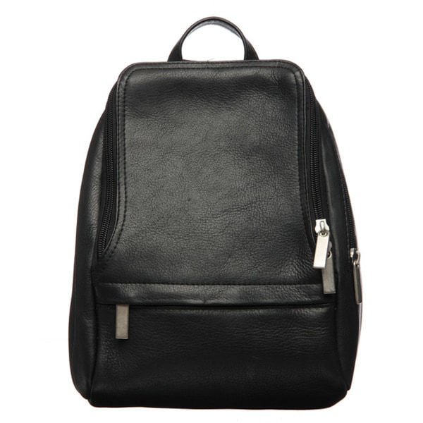 Shop Royce Leather Vaquetta 10-inch Black Knapsack Adjustable Backpack ...