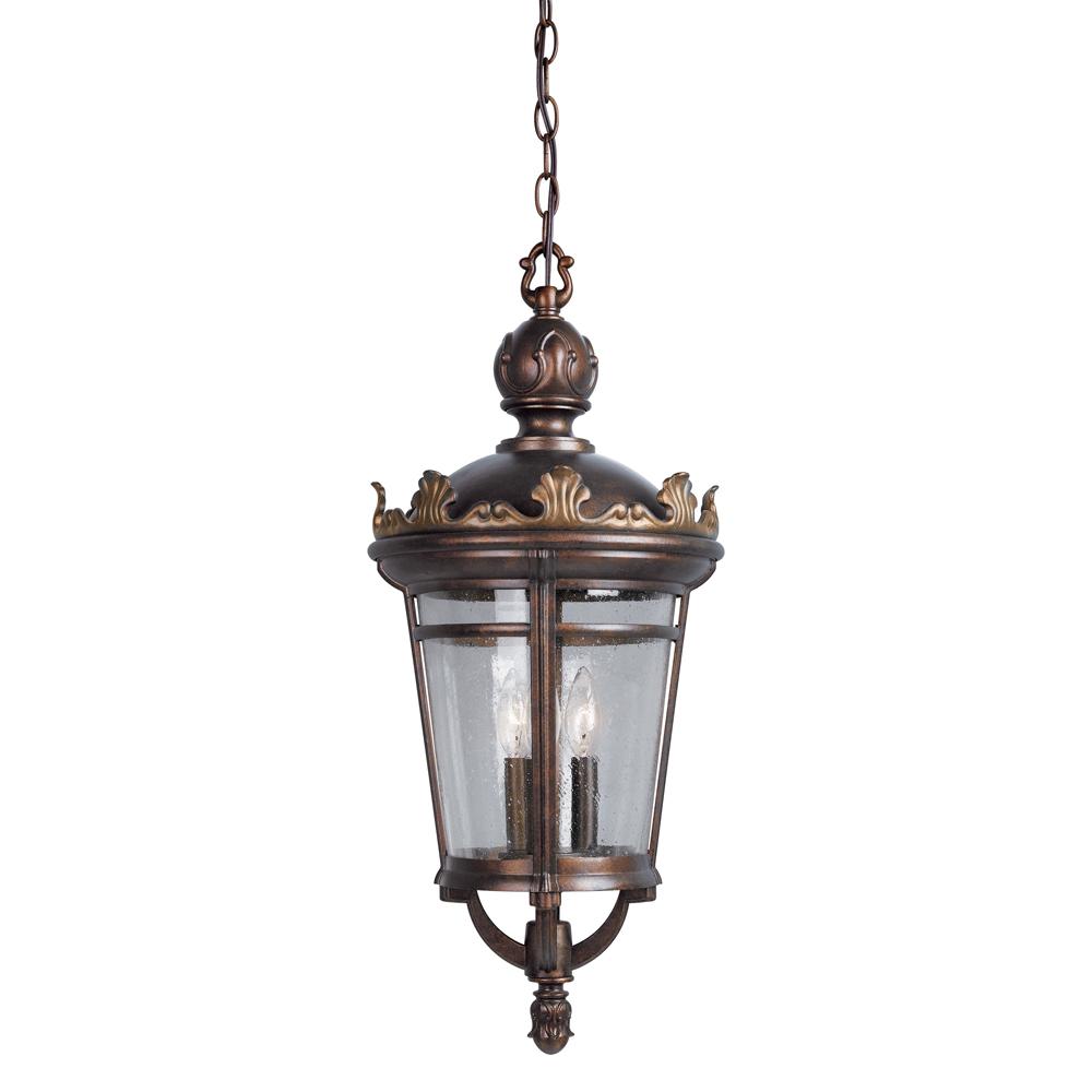 Three light Outdoor Legacy Bronze Pendant Chandeliers & Pendants