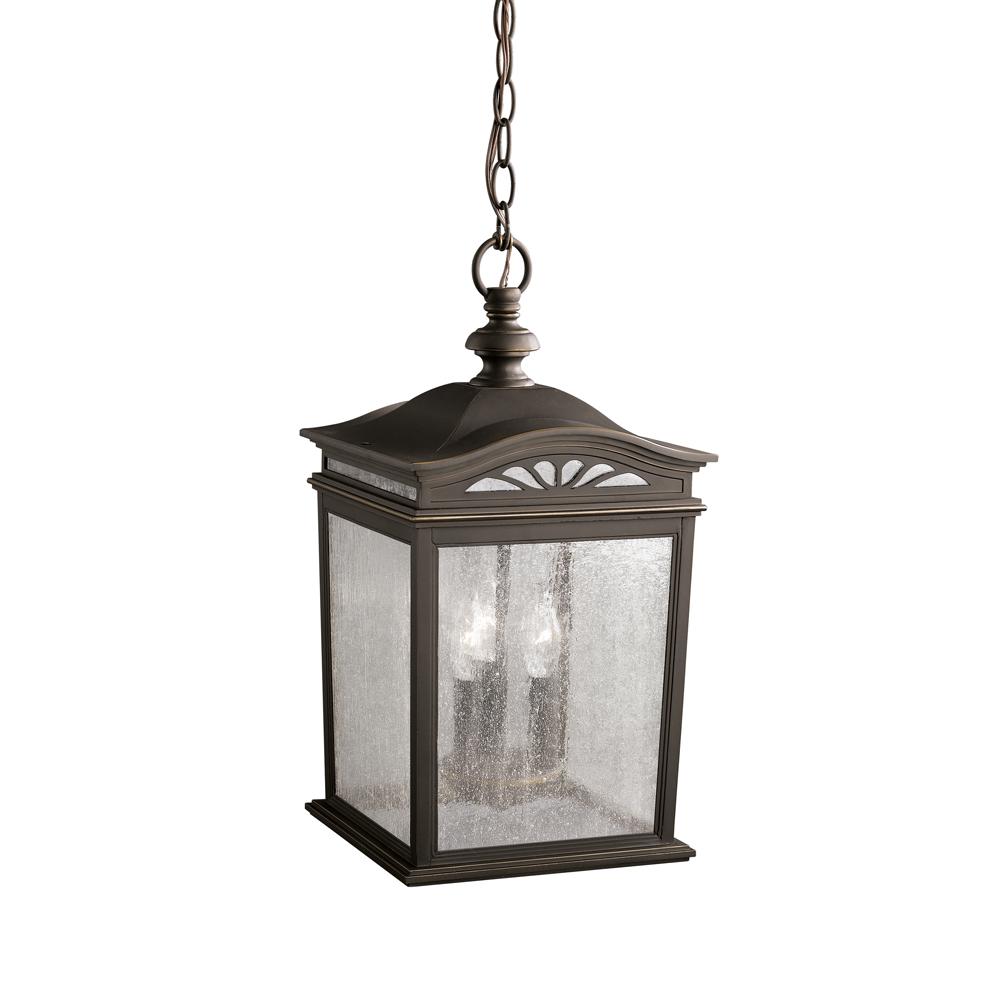 Willaston Outdoor 3 light Bronze Pendant Chandeliers & Pendants