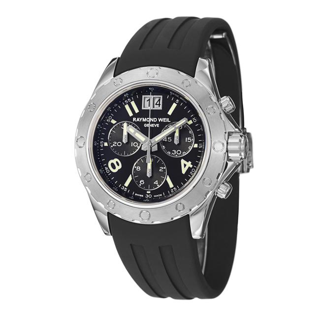 Raymond Weil Mens RW Sport Stainless Steel Chronograph Watch