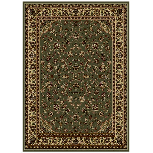 None Caroline Sarouk Emerlen Rug (79 X 11) Green Size 79 x 11