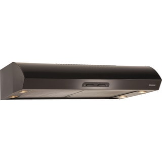 Broan Evolution 1 Series 30-inch Black Under-cabinet Range Hood - Bed ...