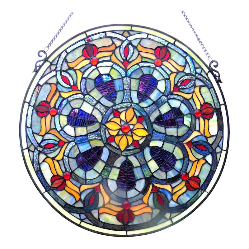 Chloe Tiffany-style Victorian Window Panel