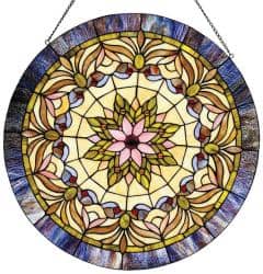 Chloe Tiffany-style Victorian Window Panel