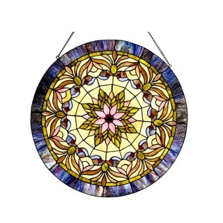 Chloe Tiffany-style Victorian Window Panel