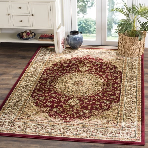 Shop Safavieh Lyndhurst Traditional Oriental Red/ Ivory Rug - 6' x 6 ...