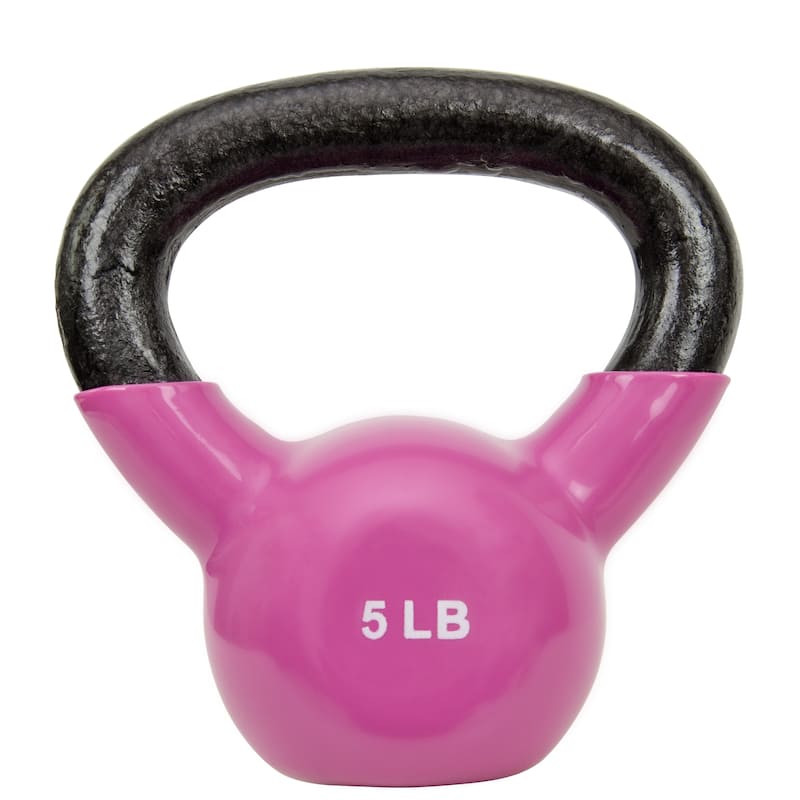 Sunny Vinyl Coated 5-pound Kettle Bell