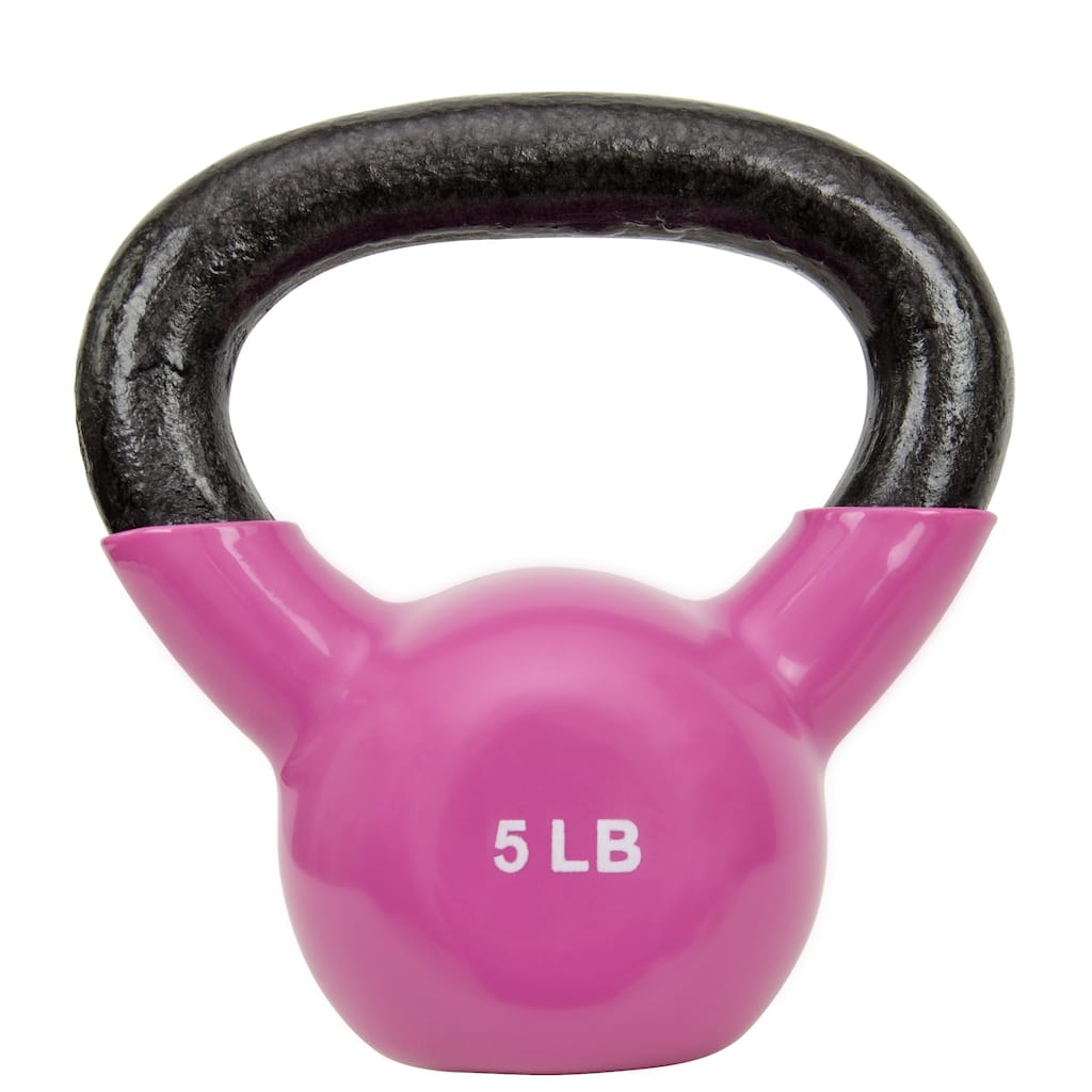 Sunny Vinyl Coated 5-pound Kettle Bell