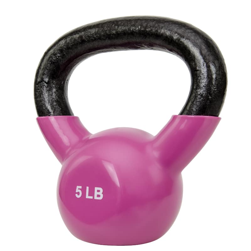 Sunny Vinyl Coated 5-pound Kettle Bell