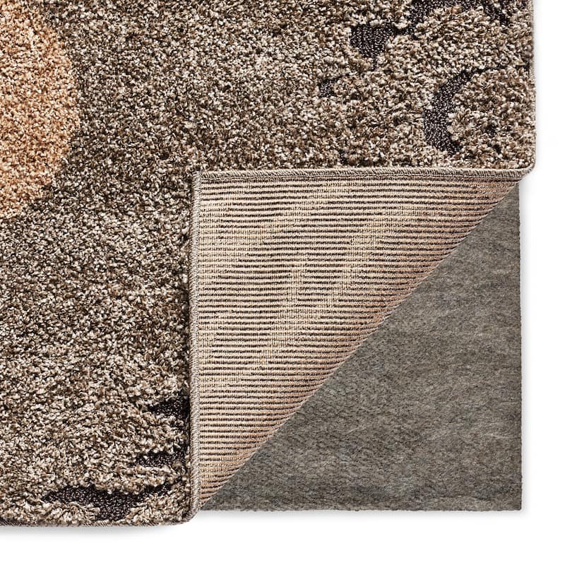 Alexander Home Julian Transitional Damask Shag Area Rug