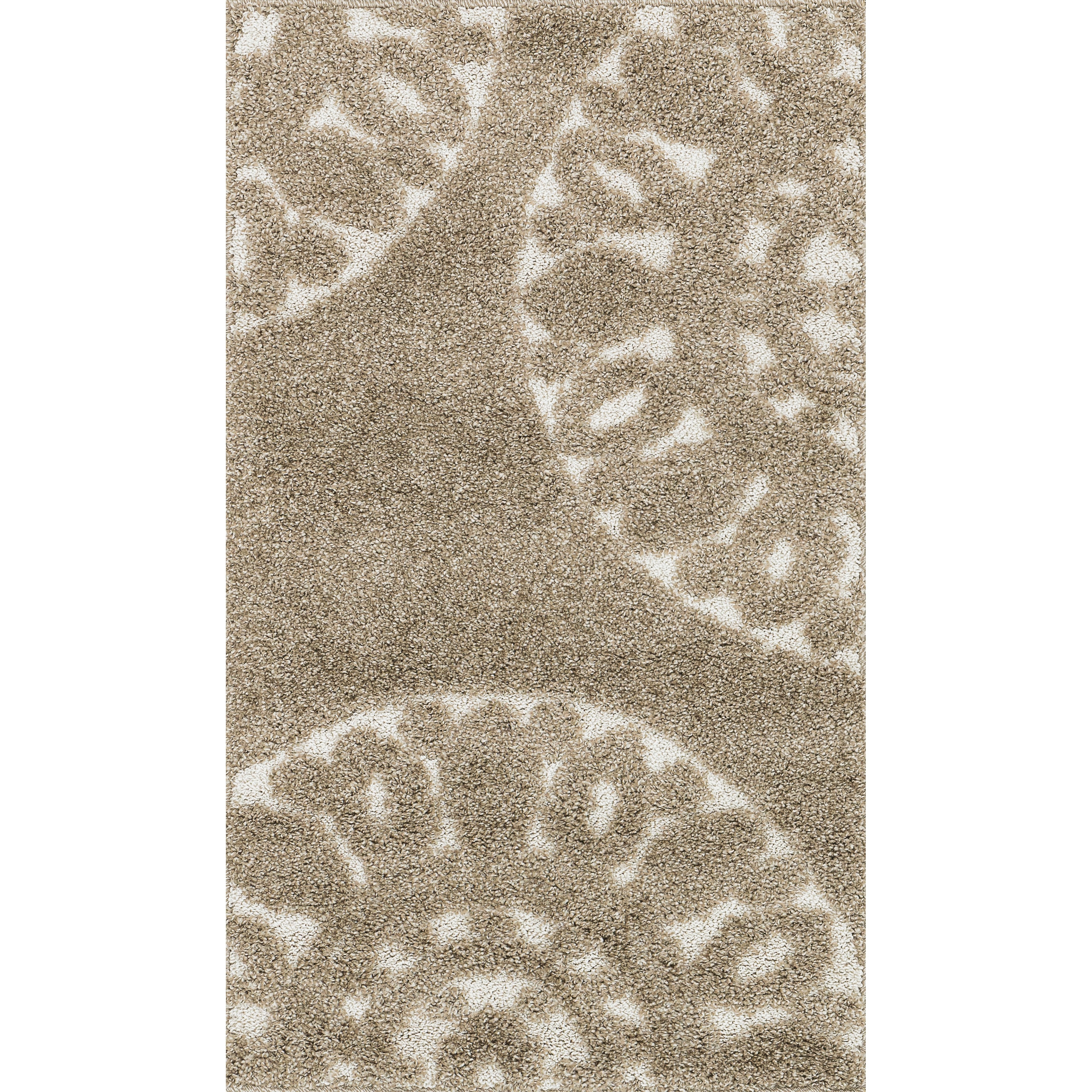 Jullian Beige Shag Rug (23 X 39)