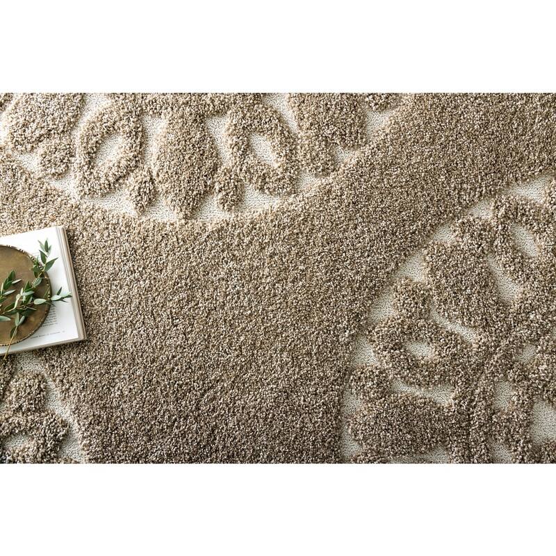 Alexander Home Julian Medallion Shag Area Rug