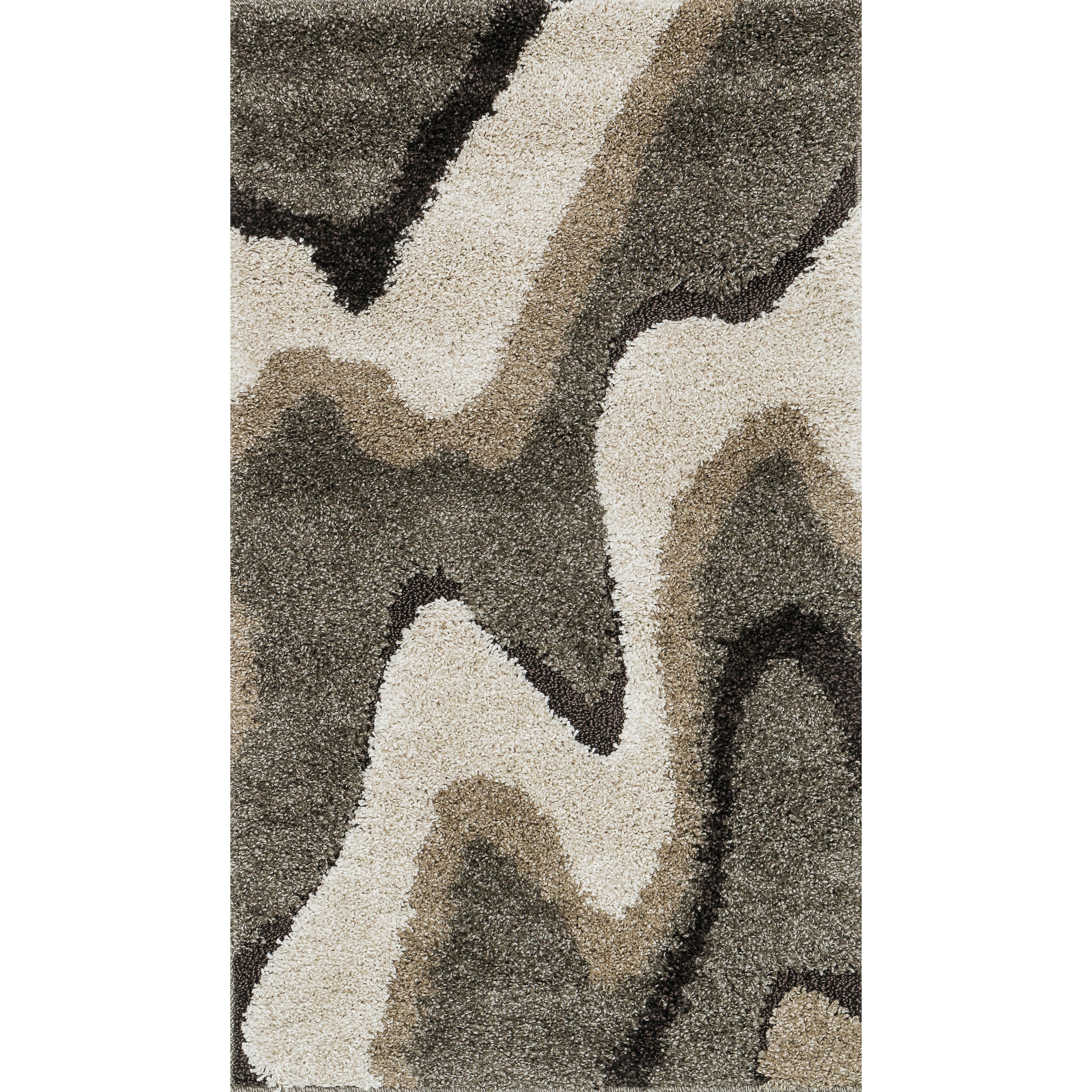 Jullian Multicolor Shag Rug (23 X 39)